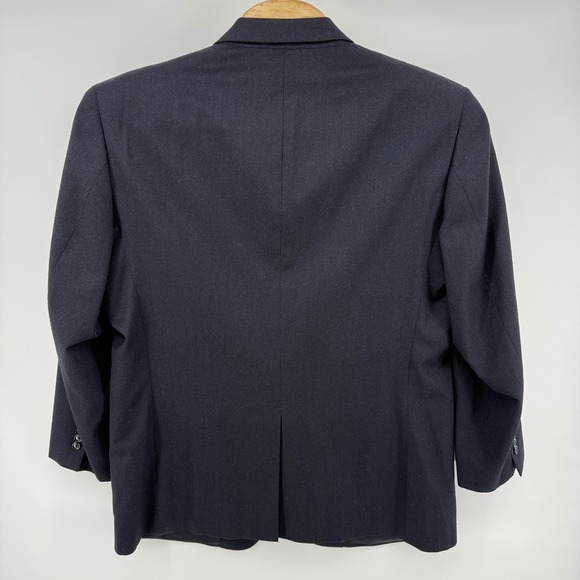 Jos A Bank Mens Blazer 48L Black Wool Cashmere Business Sport Coat *READ - Picture 2 of 10